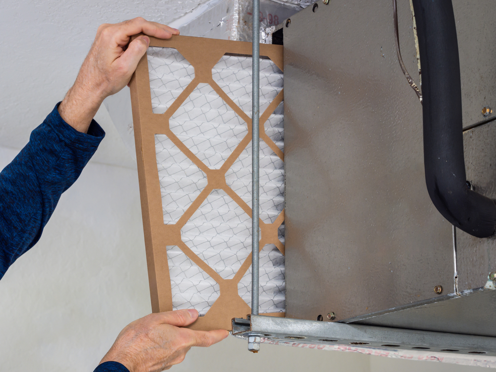 HVAC filter changing cleaning frequency